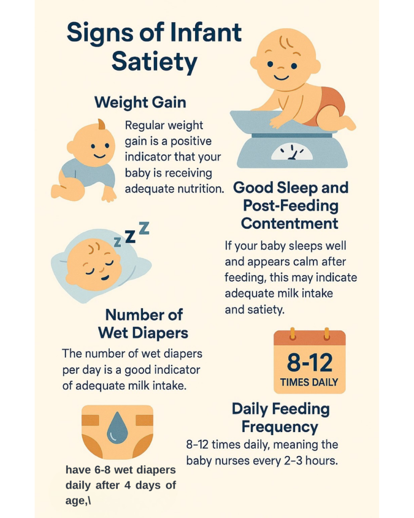 have 6-8 wet diapers daily after 4 days of age,