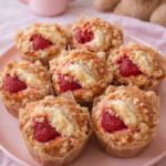 Baby’s First “Cheesecake” Muffins: Strawberry & Lemon (Gluten-Free)