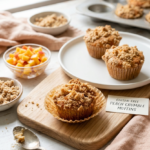 Gluten-Free Peach Crumble Muffin: A Nutrient-Dense BLW Breakfast Solution