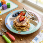 Strawberry & Banana Pancake Bites: The Ultimate “Finger Food” Snack for Growing Toddlers